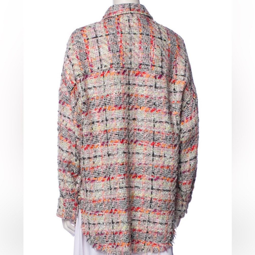 IRO Mekkie Tweed Oversized Shirt Jacket - Picture 10 of 11